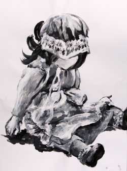 Doll gesture drawing